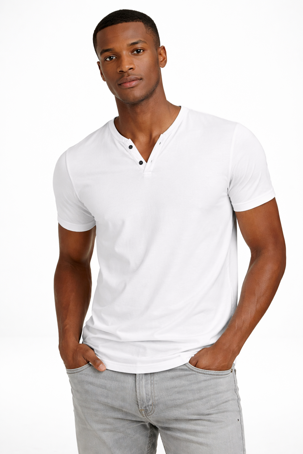 Camicia con bottoni Cesare