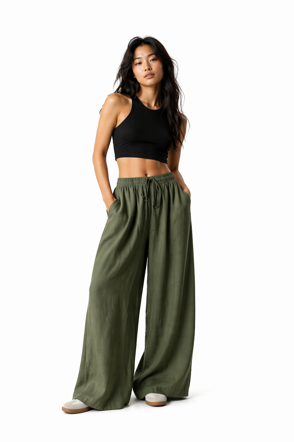 Pantaloni ampi Sabrina