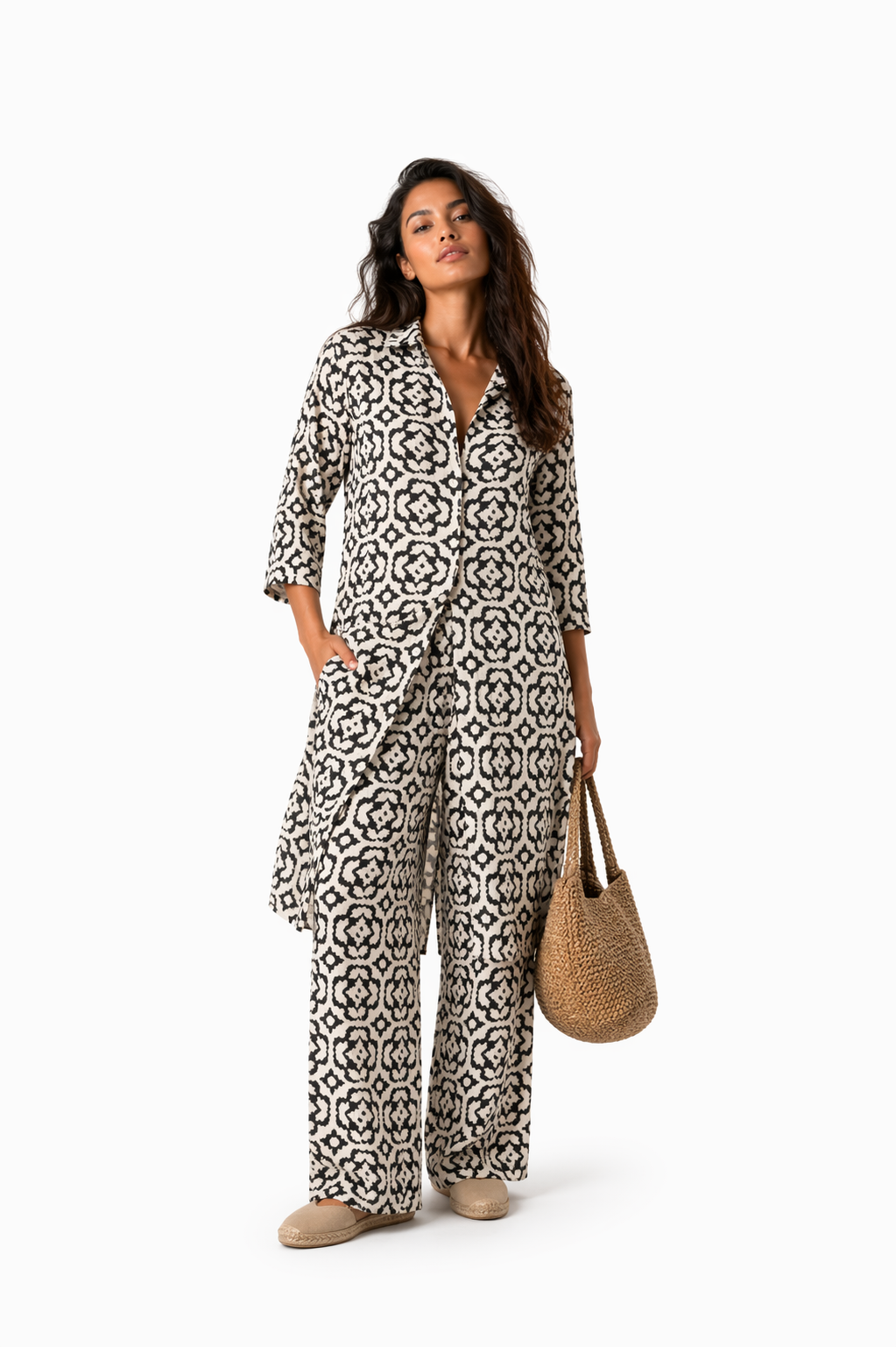 Completo con chiusura a bottoni - Sara