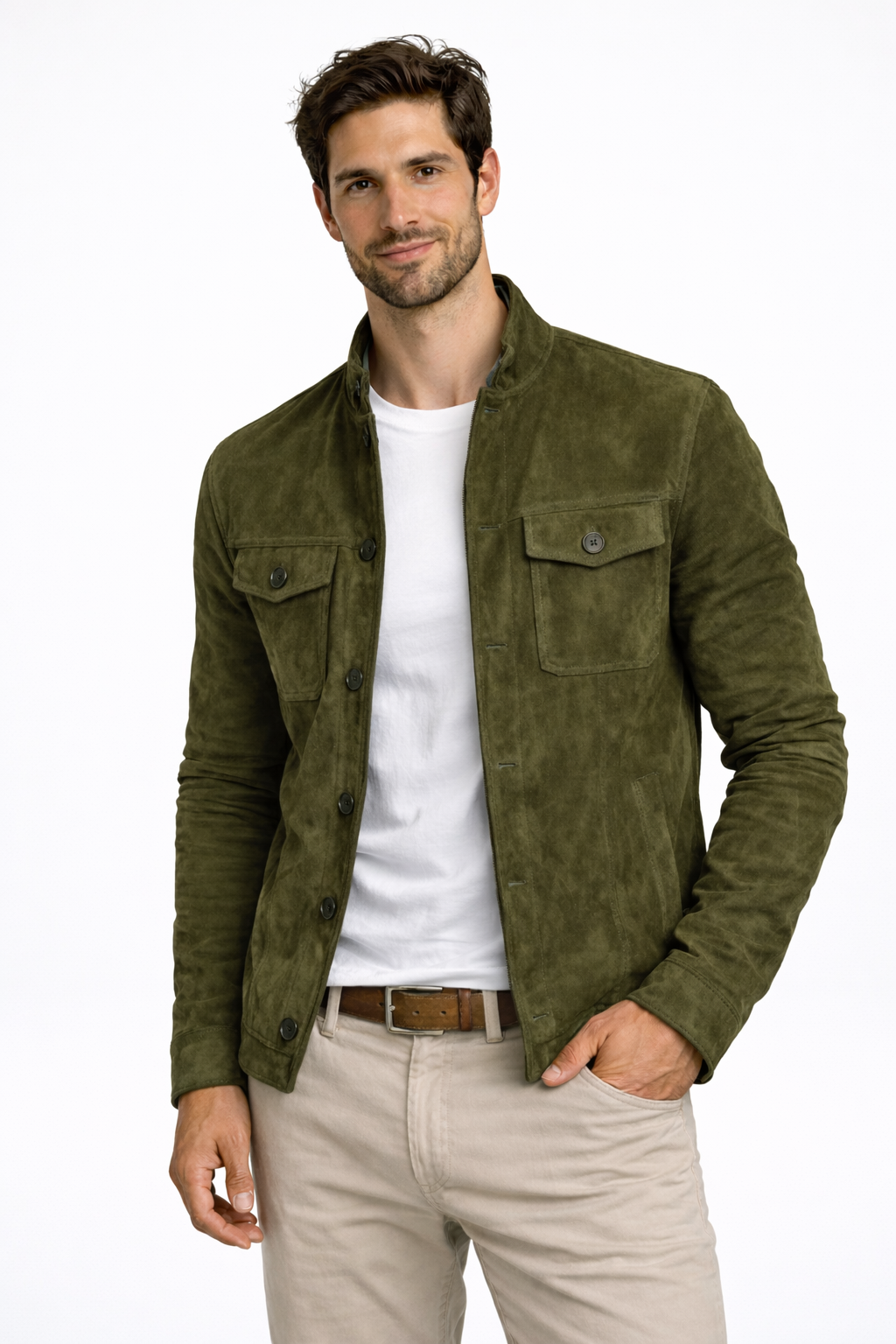 Chaqueta de ante Nobile