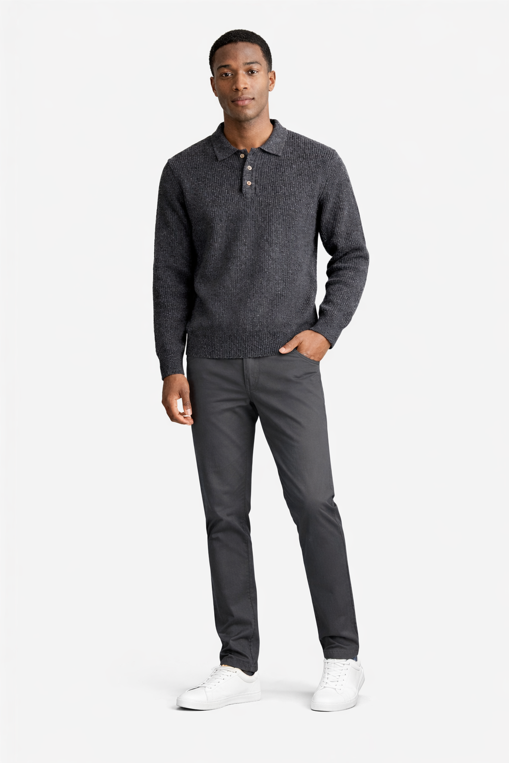 Pantalón elástico de punto Capri