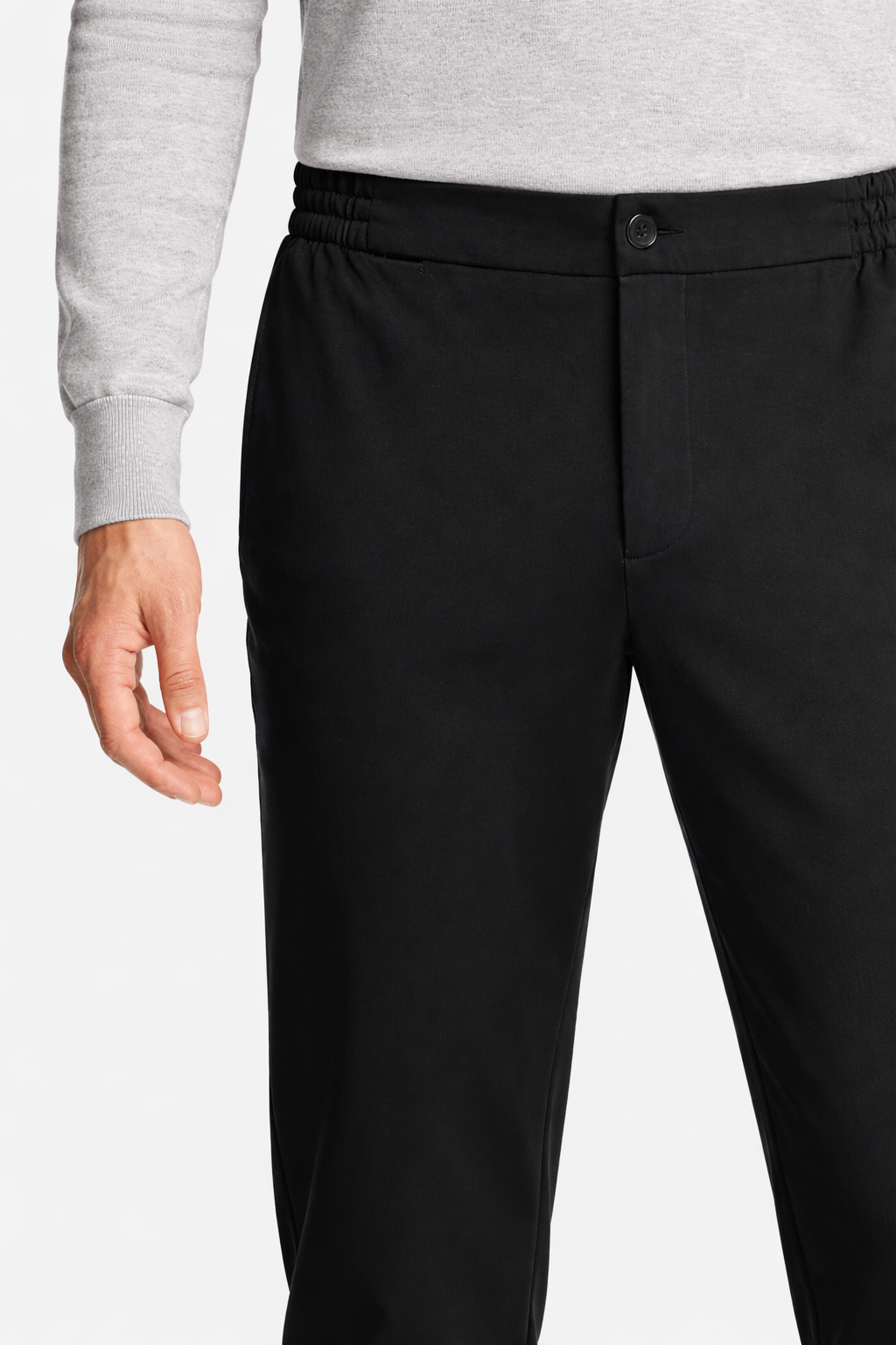 Pantalón elástico de punto Capri