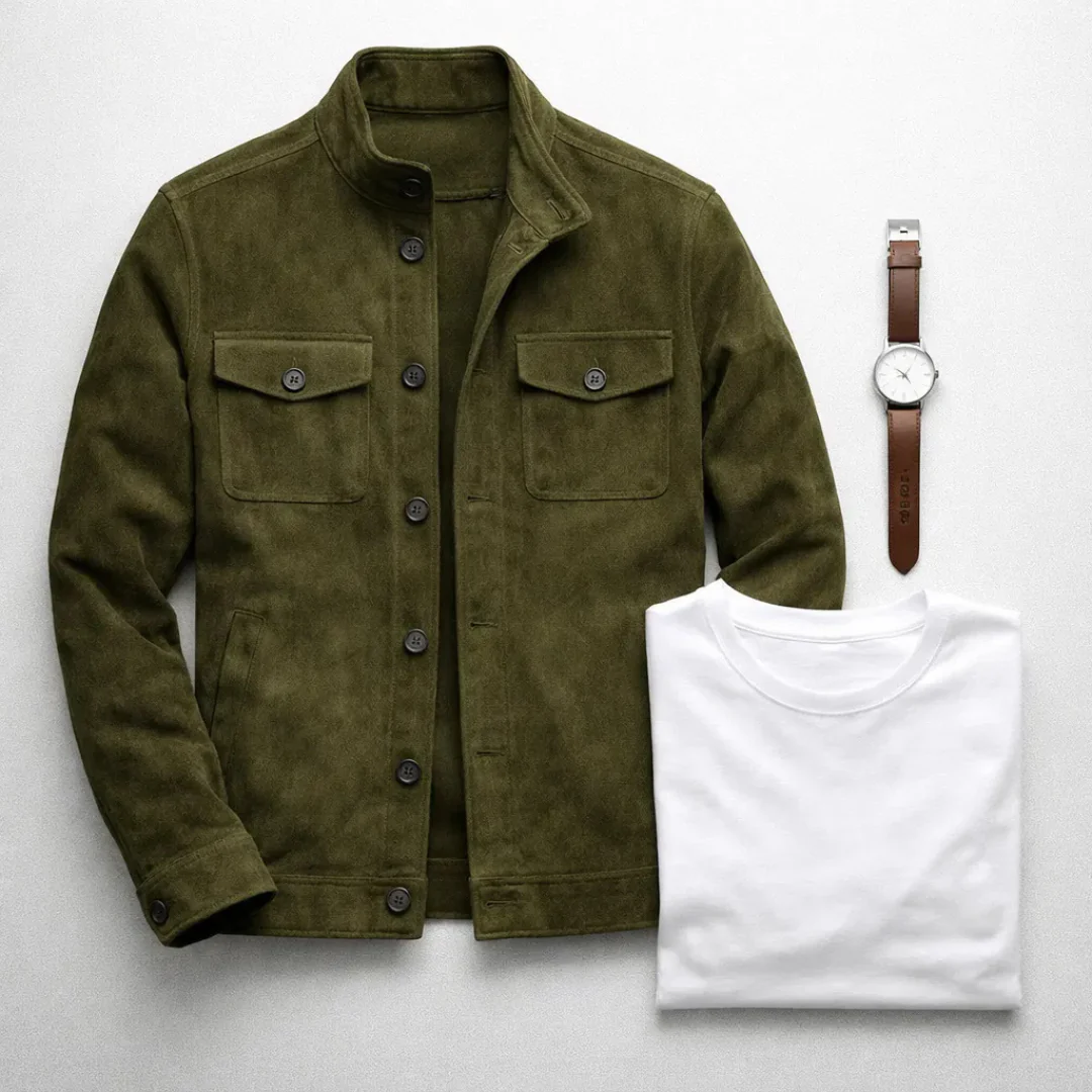 Chaqueta de ante Nobile