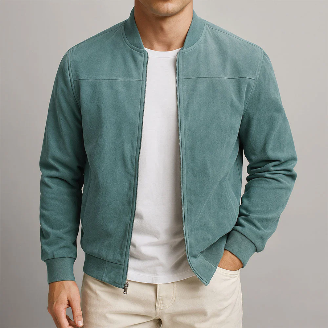 Chaqueta bomber de ante Stile